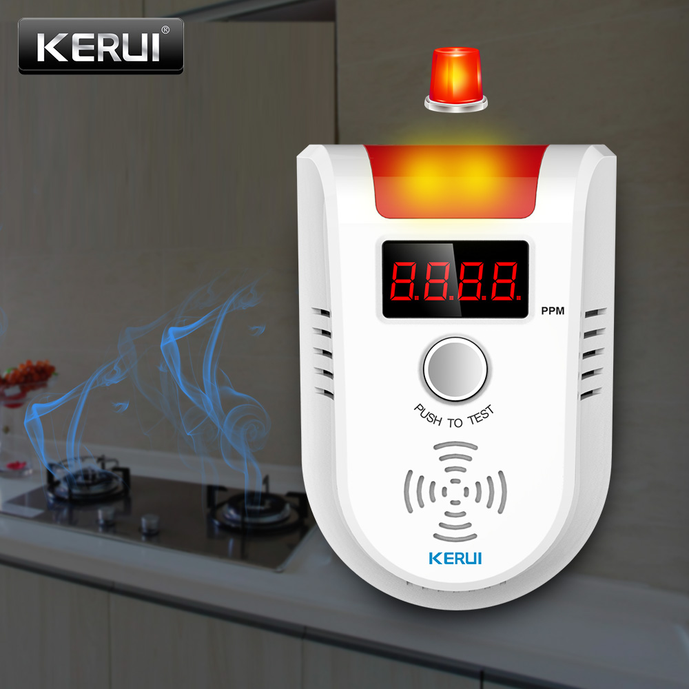 Home Security Systems - KERUI GD13 LPG GAZ Dedektörü Alarmı