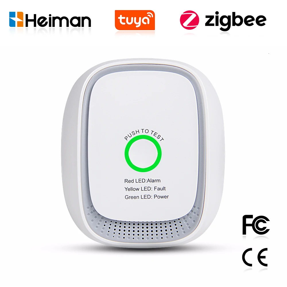 Home Security Systems - HEIMAN Zigbee Tuya Yanıcı Gaz Sensörü