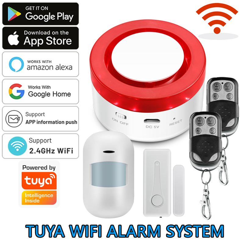 Home Security Ultimate - WiFi Tuya Ev Alarm Sistemi 120DB
