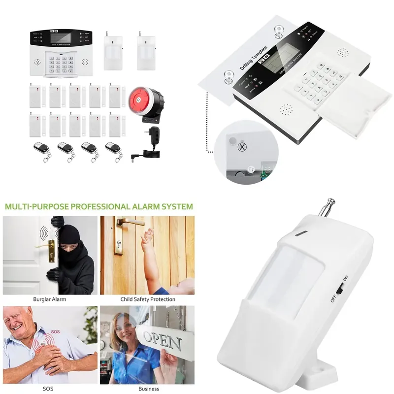 Home Security Systems - Ev Hırsız Alarm Kiti Otomatik Arama