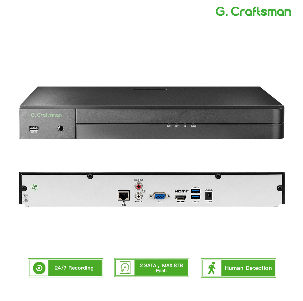 Home Security With Camera - UNI 32CH NVR 12MP Güvenlik Kaydedici