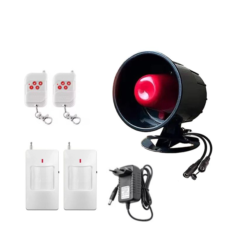 Home Security Siren - M01K 433Mhz Kablosuz Siren Alarm Sistemi