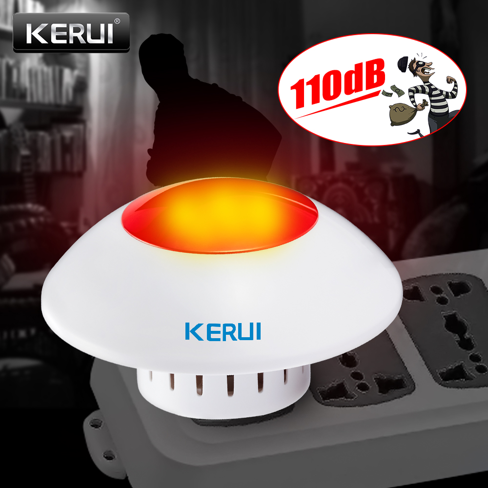 Home Security Siren - KERUI J009 Yüksek Sesle Kapalı Siren