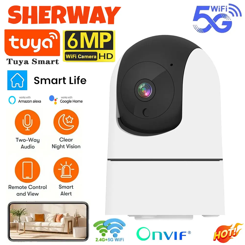 Home Security Camera Xiaomi - Tuya 5G WiFi IP Kamera Kapalı