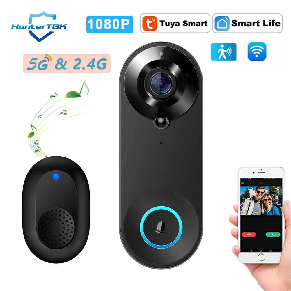 Home Security Monitoring Service - 5G 2.4G WiFi Görüntülü Kapı Zili