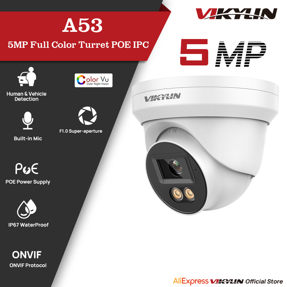 Home Security Service - VIKYLIN 5MP IP Güvenlik Kamerası, Tam