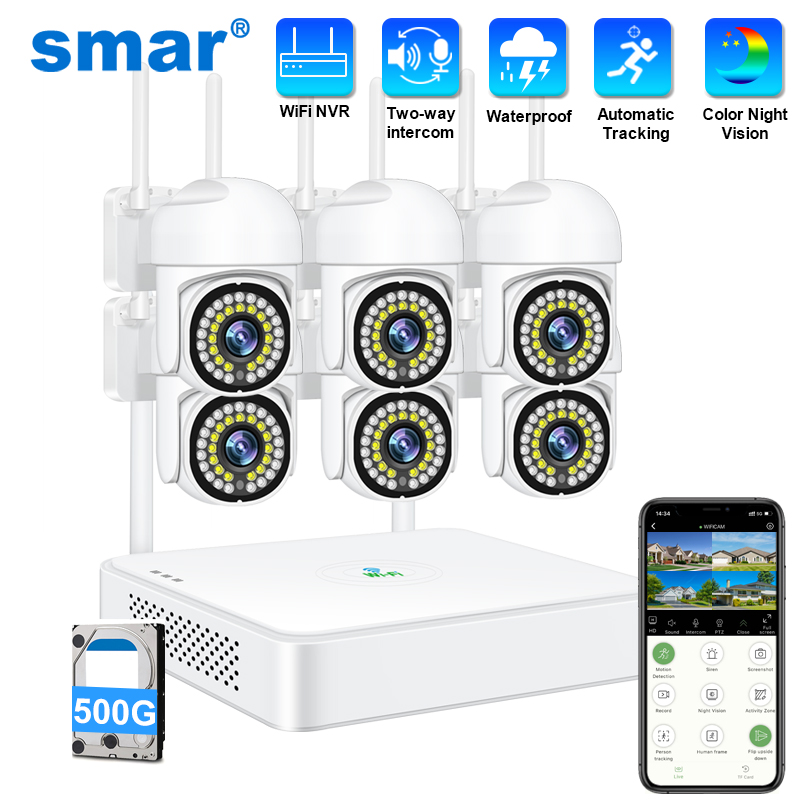 Home Security Ultimate - Smar 3MP Kablosuz CCTV Güvenlik Kamera