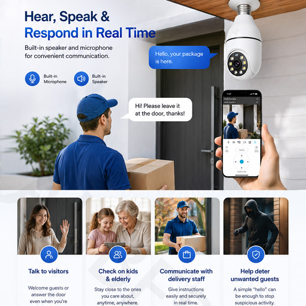Tuya Kablosuz Ampul Kamera 2MP - Home Security Camera Xiaomi incelemesi ve fiyatı