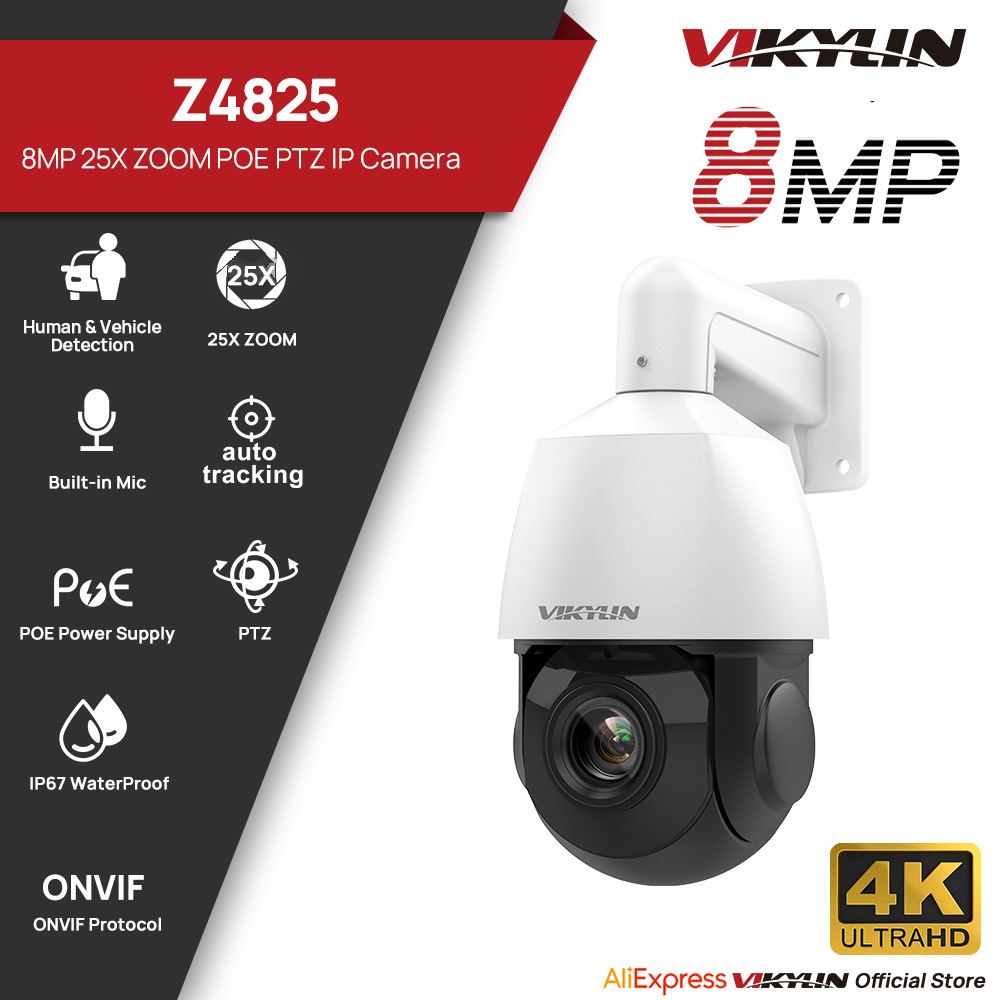 Vikylin 4K 8MP PTZ 25X Zoom 10 - Home Security Service incelemesi ve fiyatı