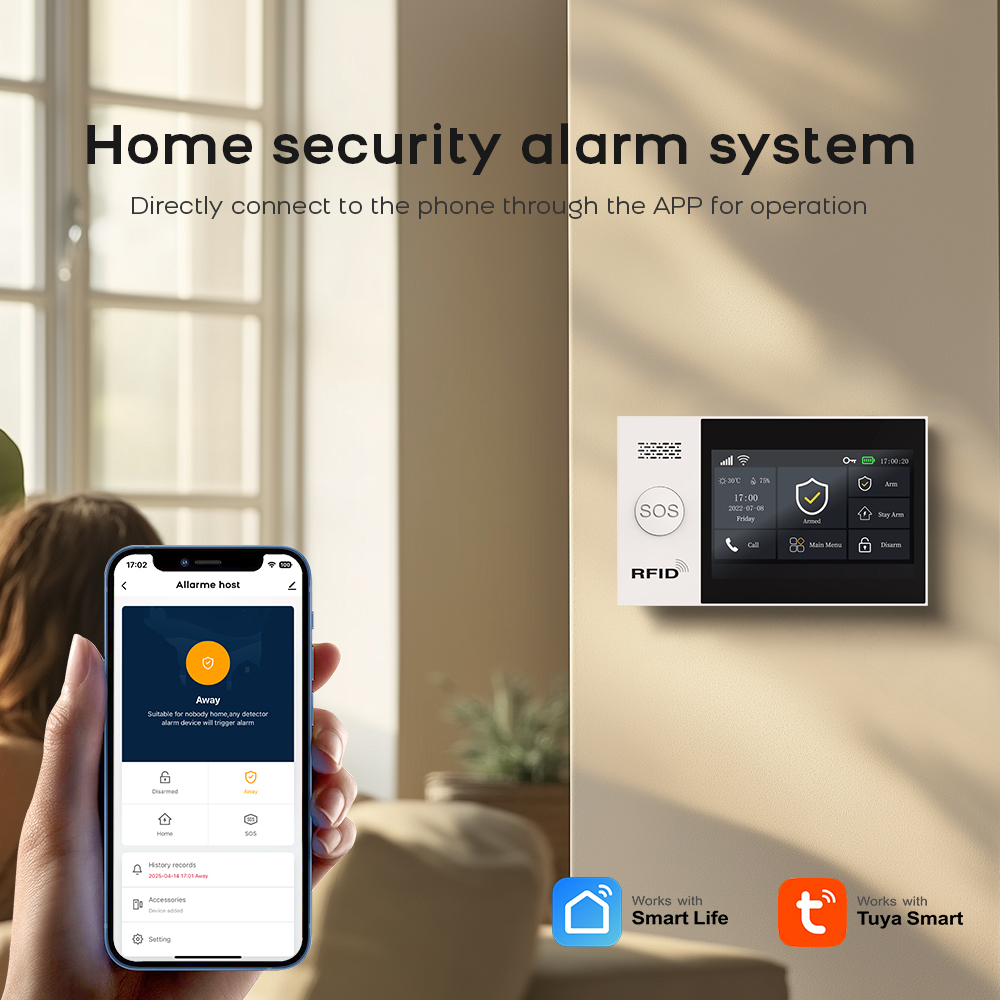 PG-107 Tuya kablosuz ev WIFI G - Home Security Ultimate incelemesi ve fiyatı