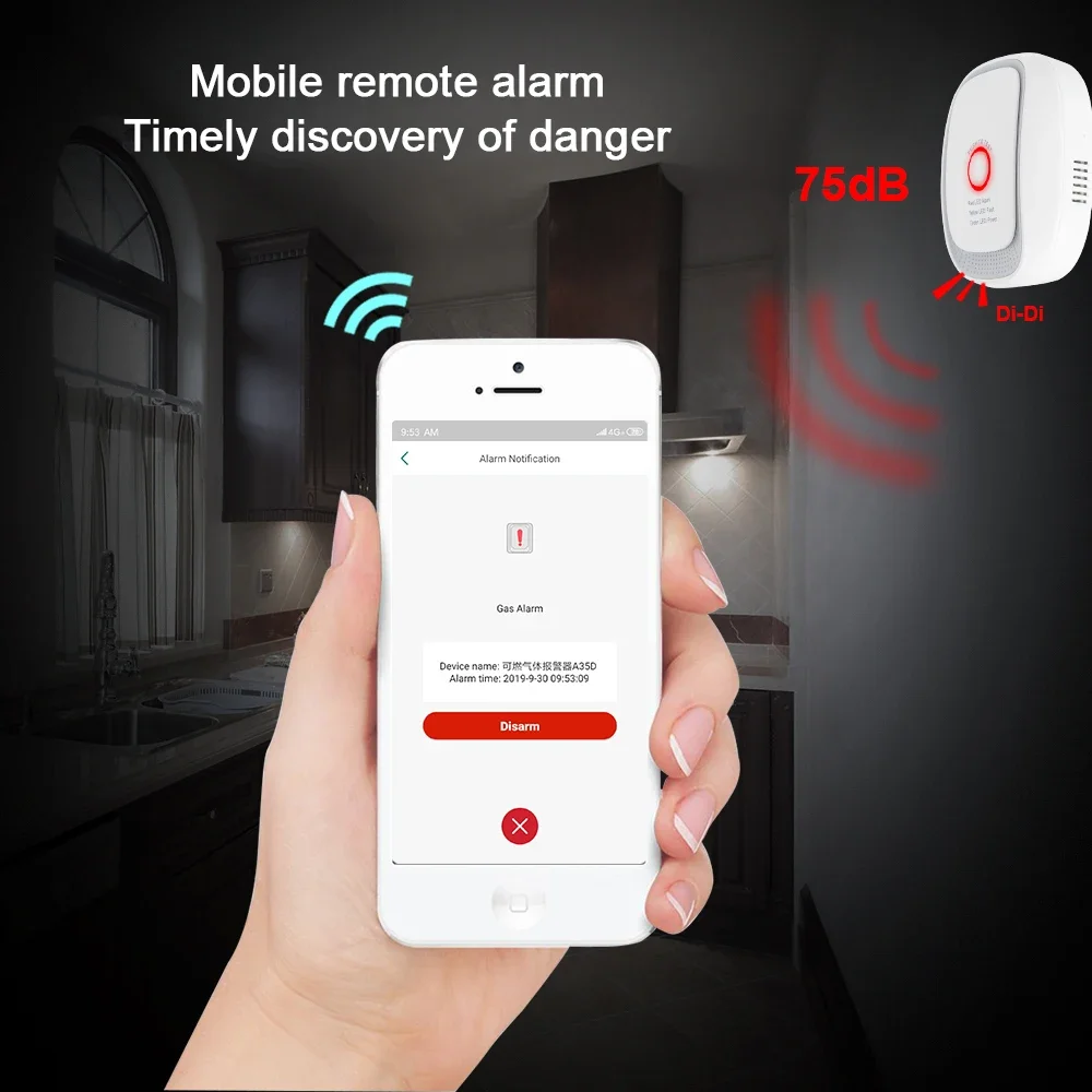 HEIMAN Zigbee Tuya Yanıcı Gaz  - Home Security Systems incelemesi ve fiyatı