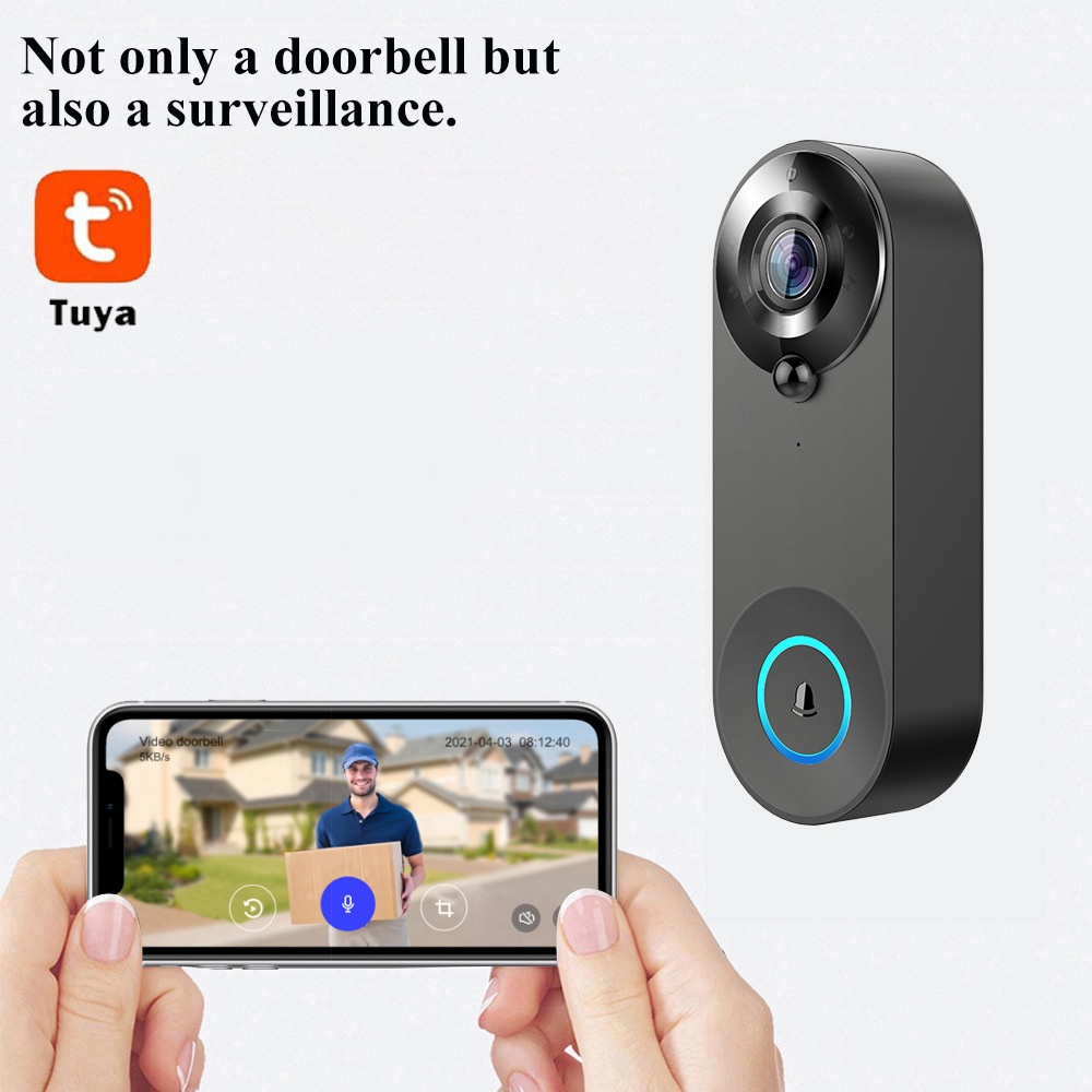 Tuya 1080P kablosuz WIFI kapı  - Home Security Monitoring Service incelemesi ve fiyatı