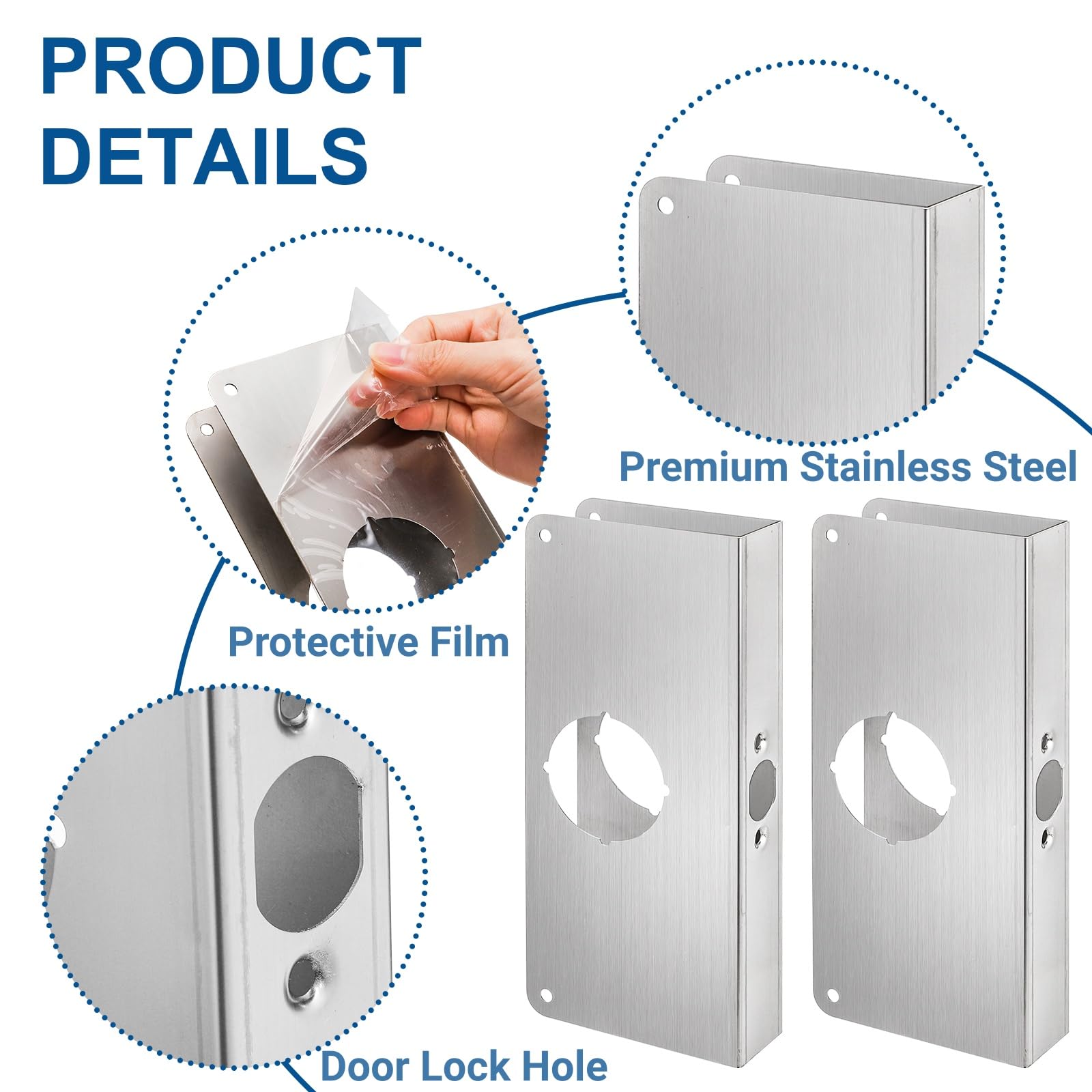Paslanmaz Çelik Kapı Kilidi Ta - Door Reinforcer Kit incelemesi ve fiyatı