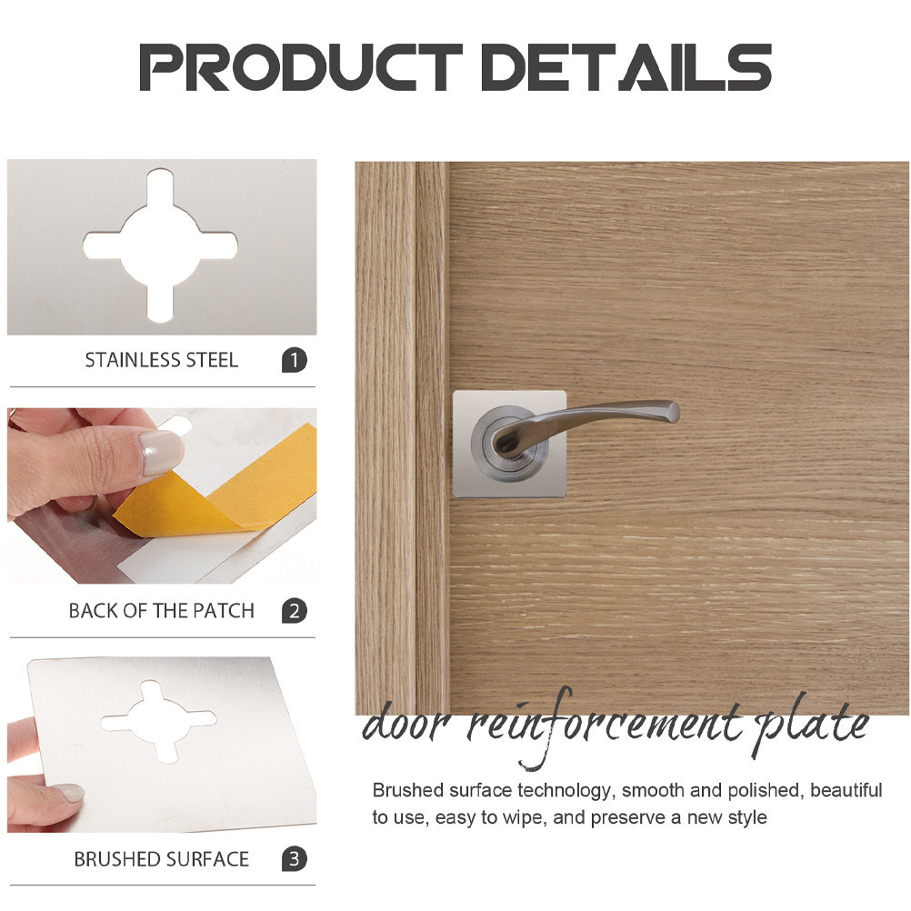 4 Adet Paslanmaz Çelik Kapı Ki - Door Reinforcer Kit incelemesi ve fiyatı