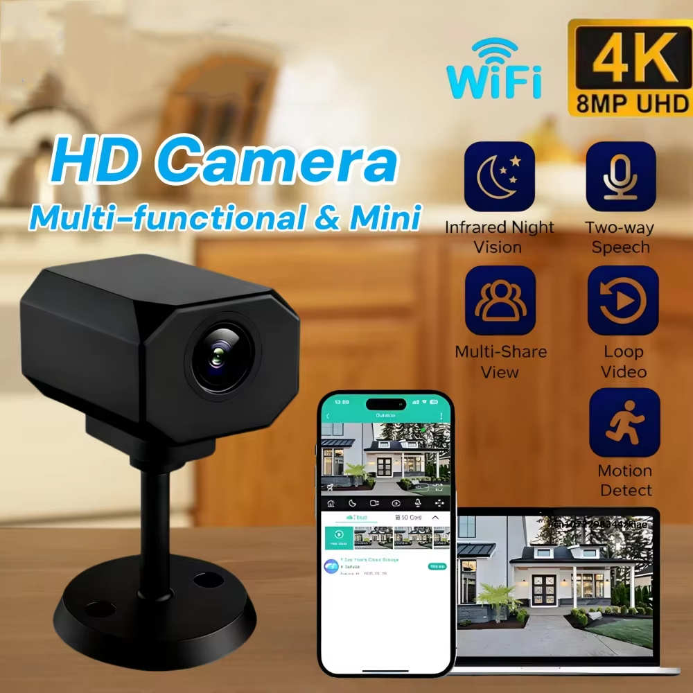 Ev İçin 4K HD WiFi Güvenlik Ka - Home Security With Camera incelemesi ve fiyatı