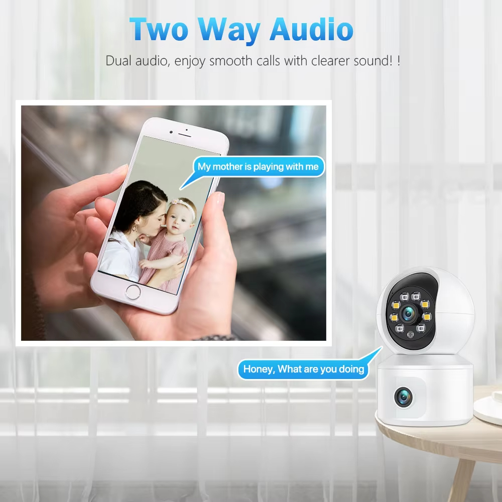 6MP ICSEE WiFi IP Kamera Çift  - Home Security Camera Xiaomi incelemesi ve fiyatı
