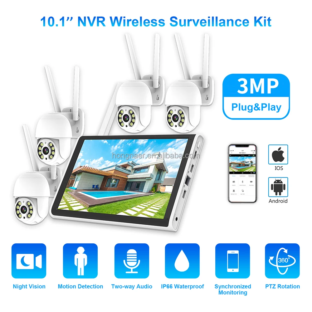 2026 Hongnaer 3MP 4 Kanallı Wi - Home Security With Camera incelemesi ve fiyatı