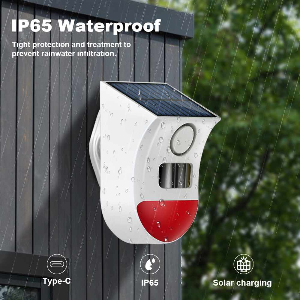 Tuya Zigbee Solar Siren Alarmı - Home Security Siren incelemesi ve fiyatı