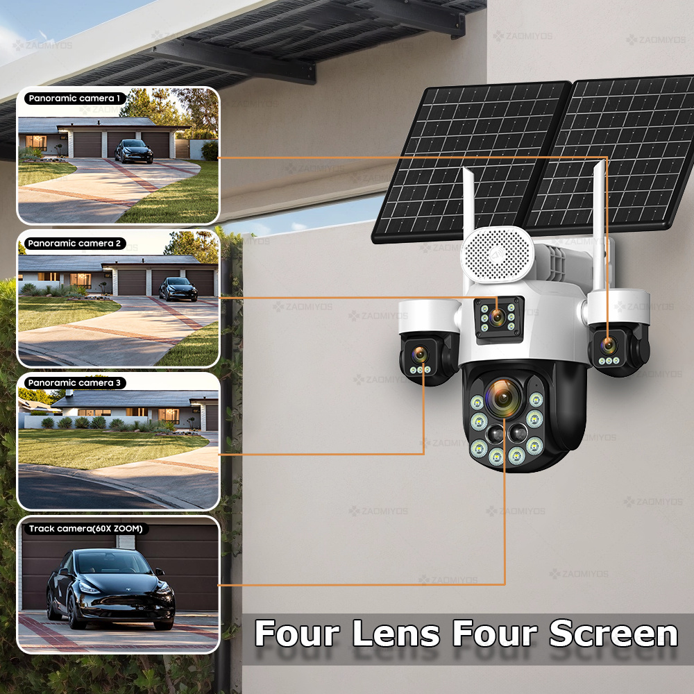 4 Lensli Dış Mekan 360 °   Gün - Home Security Ultimate incelemesi ve fiyatı