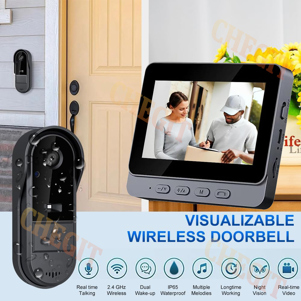 Kablosuz Wifi Kapı Zili Kamera - Home Security Monitoring Service incelemesi ve fiyatı