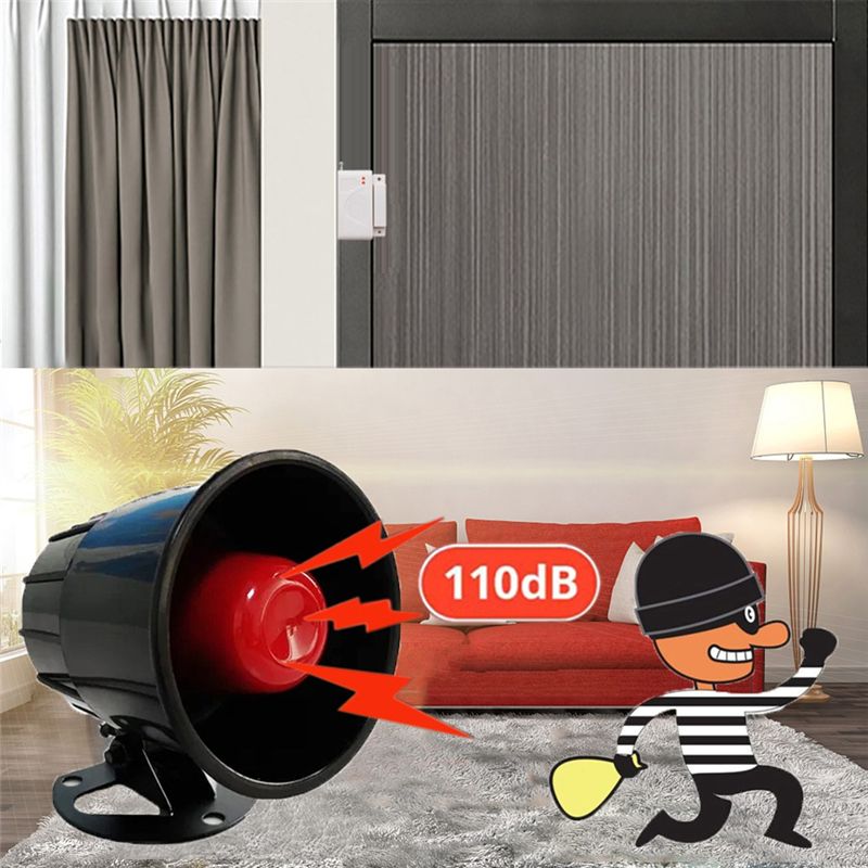 M01K 433Mhz Kablosuz Siren Ala - Home Security Siren incelemesi ve fiyatı