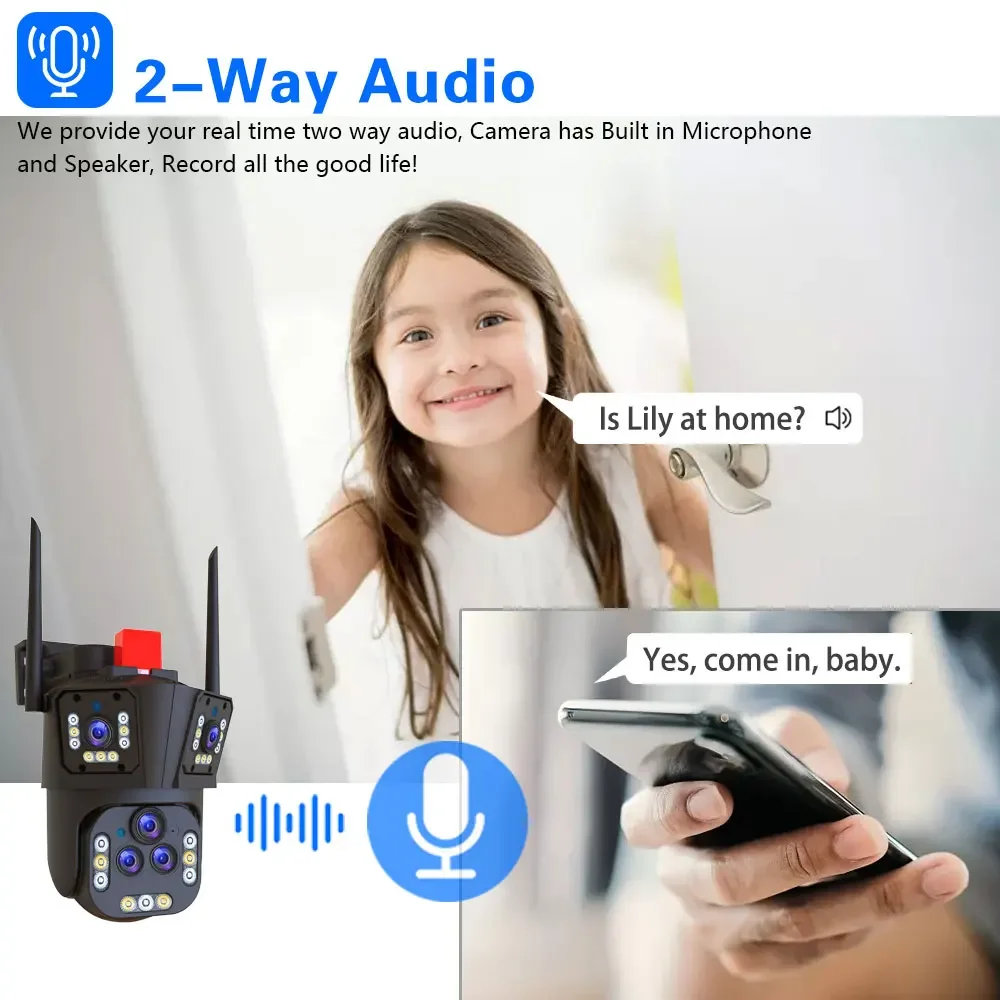 Ultra 10 10K WIFI PTZ kontrol  - Home Security Monitoring Service incelemesi ve fiyatı