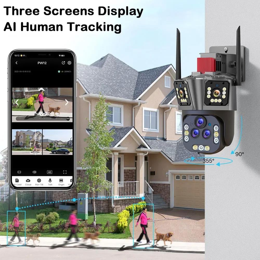 Ultra 10 10K WIFI PTZ kontrol  - Home Security Monitoring Service incelemesi ve fiyatı
