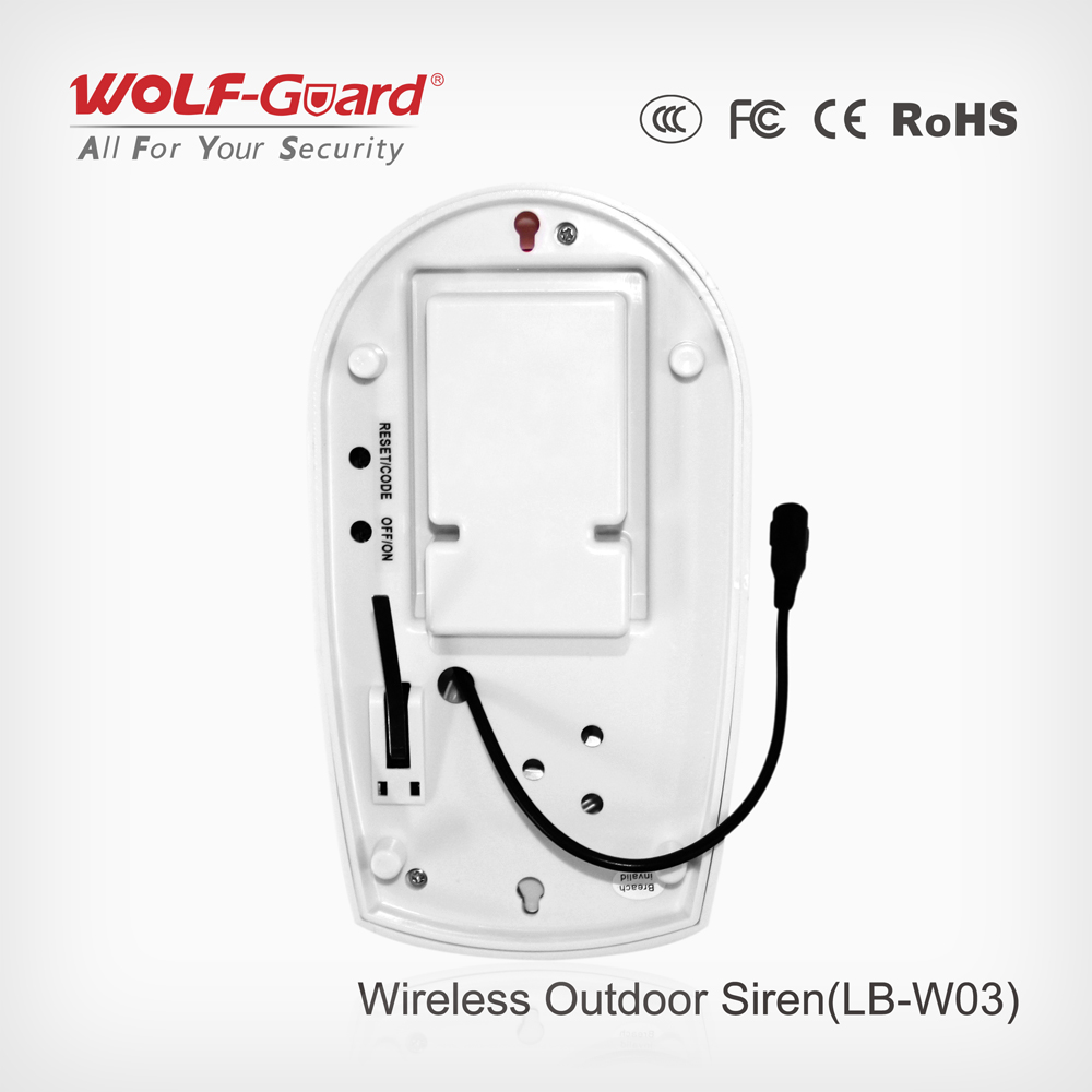 Wolf-Guard 433MHz Kablosuz Ses - Home Security Siren incelemesi ve fiyatı