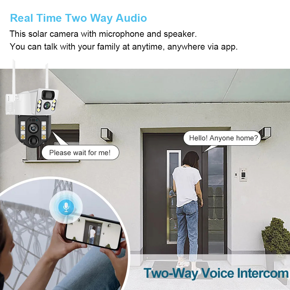 WiFi/4G güneş kamera IP CCTV g - Home Security No Wifi Needed incelemesi ve fiyatı