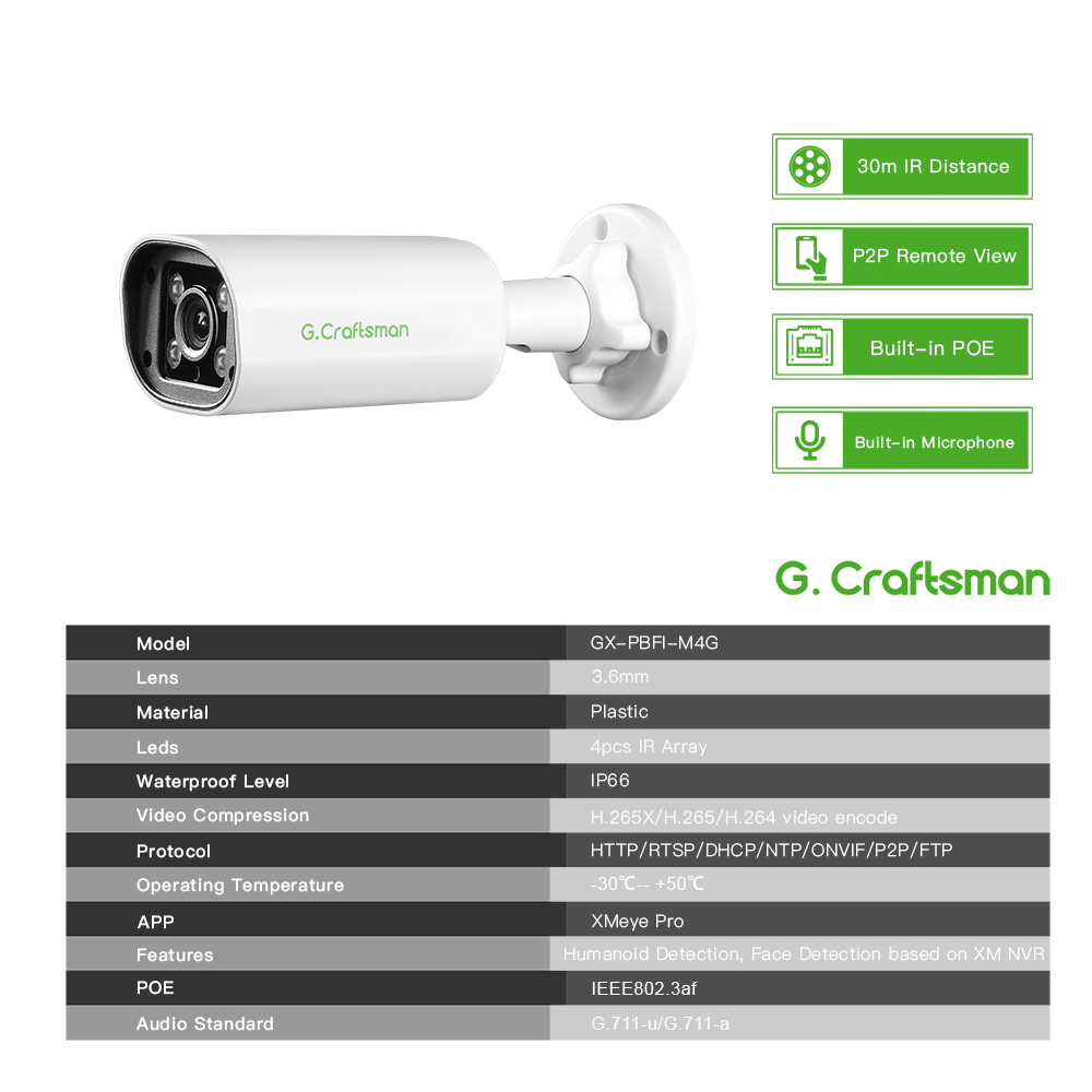 C GC PB 4MP POE IP Kamera, Dah - Home Security Ultimate incelemesi ve fiyatı