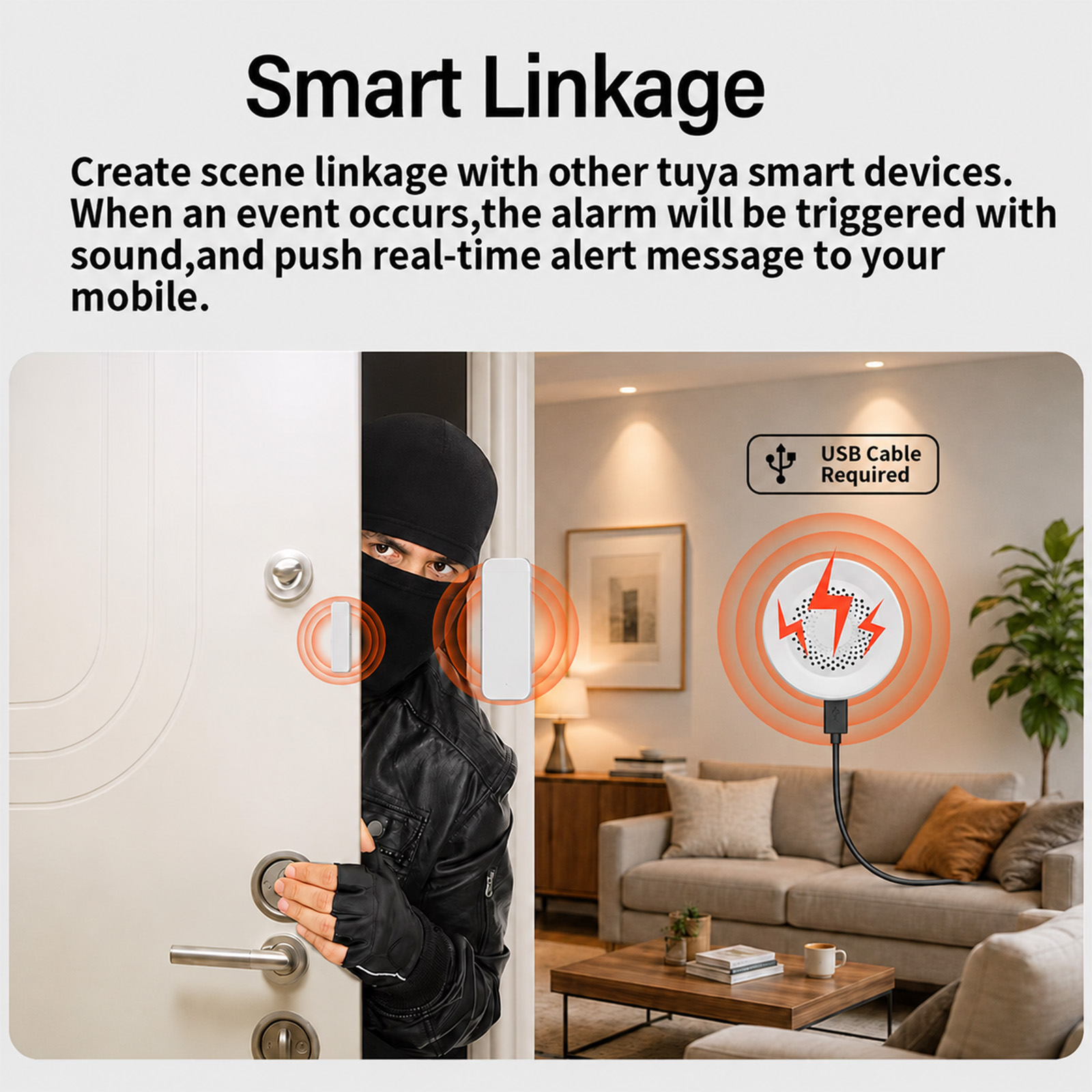 Tuya Zigbee Siren Alarmı 100dB - Home Security Siren incelemesi ve fiyatı